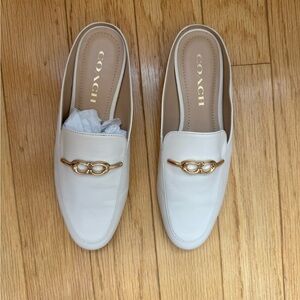 Coach Sienna Leather Slides 5.5